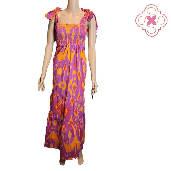 Sheridan French Kelly Dress in Sunset Ikat NWT Large - Picture 1 of 10